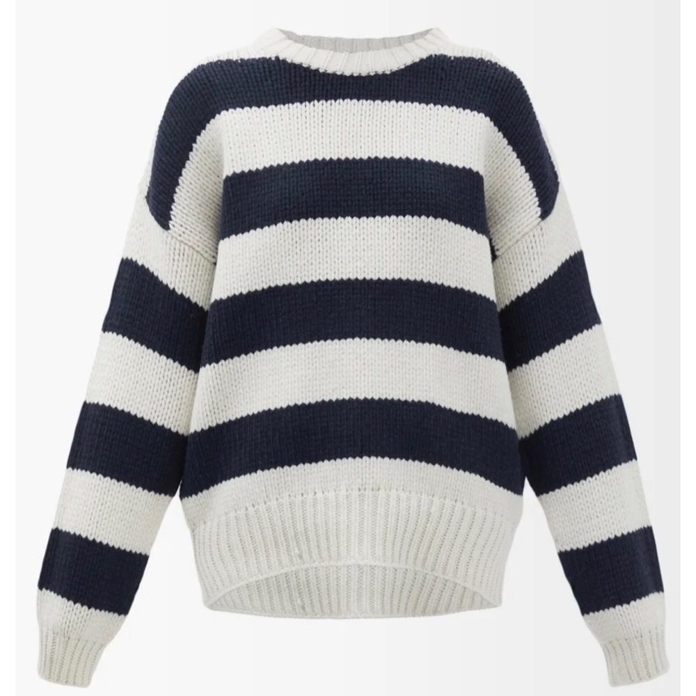 Frame Merino Wool Striped Sweater - NWT